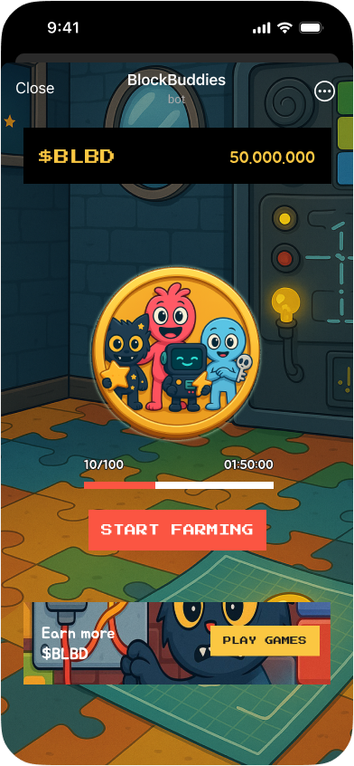BlockBuddies Game Interface